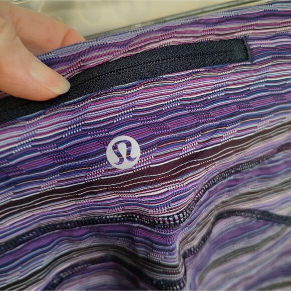 Lululemon Speed Tight IV Space Dye Twist Ultra Violet Multi / Black Size 8 - Picture 9 of 16